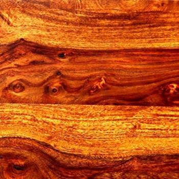 Solid Sheesham Wood Park Bench 63x13.8x17.7