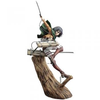 Estatua ARTFX J de Mikasa Ackerman de Attack on Titan, PVC, 1/8 escala, 35 cm, versión del paquete de renovación