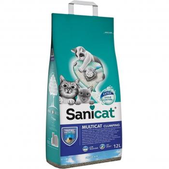 Sanicat Clumping Multicat - 2 x 12 l - Pack Ahorro