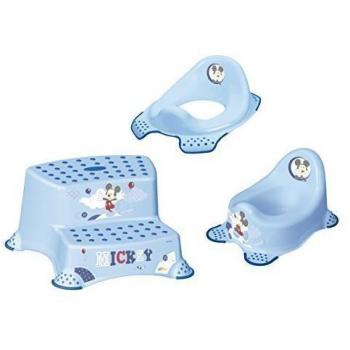 3 Plazas Z Set Micky Maus Orinal + Wc + Taburete Dos Etapas Nuevo