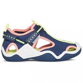 Sandalias Geox J Wader J-1508A Navy - Confort y Transpiración para Niñas, Talla 24 EU, Multicolor (Navy/Fluo Fuchsia)