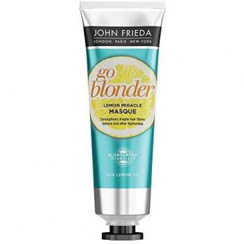John Frieda Mascarilla Aclarante Pelo Rubio, 100 ml | Aclarador Cabello Rubio | Go Blonde