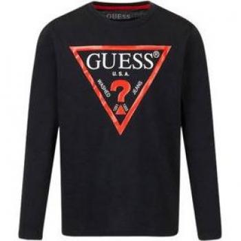 Guess Kids Regular Fit Triangle Logo T-Shirt