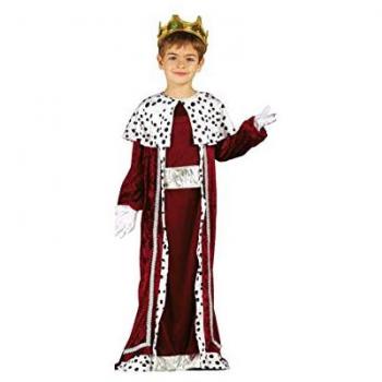 Disfraz de Rey Mago Melchor Rojo para Niños 142/148 cm