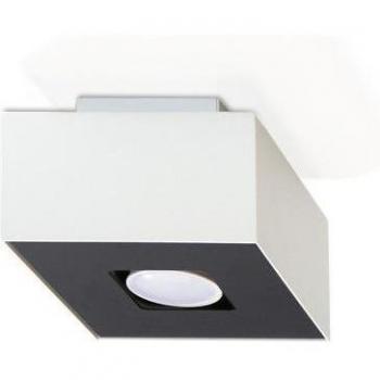 Sollux Lighting MONO 1 Lámpara de Techo Blanco Acero GU10 LED Aplique Interior