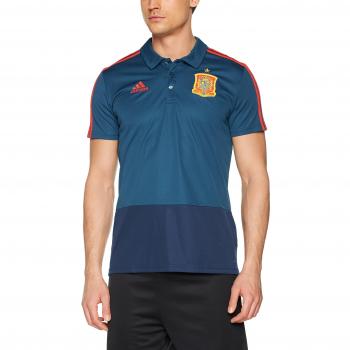 Adidas FEF Polo, Hombre, Azul / Rojo