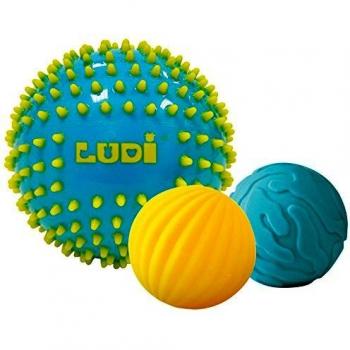 Pelotas Sensoriales Bicolor TurquesaAmarillo
