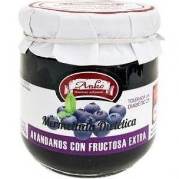 Mermelada de Arándanos con Fructosa 330g Anko Dietética Extra Sin Azúcar