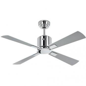 Ventilador de Techo Casafan Eco Neo III 103cm Cromo Brillante/Reversible Blanco y Gris Claro con WiFi
