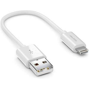 deleyCON 0,15m Lightning de 8 Pines USB Cable de Carga & de Datos MFI Certificado y Compatible con iPhone 12 Pro Max 12 Pro 12 Mini SE