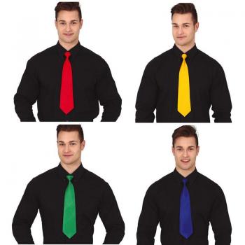Corbata en varios colores de 47 cm