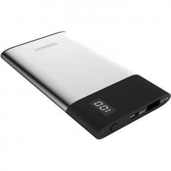 Powerbank Terratec P40 Slim 4000 mAh Ión de Litio Negro y Plata
