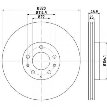 Hella 8dd 355 114 – 491 freno