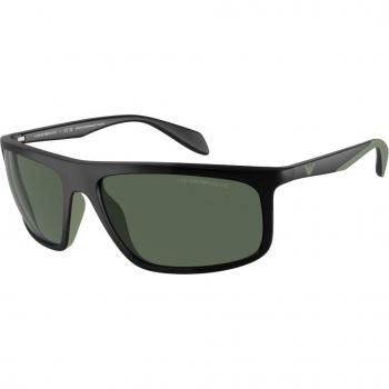 Emporio Armani EA4212U 500171 Men's Black Pilot Sunglasses Size 64