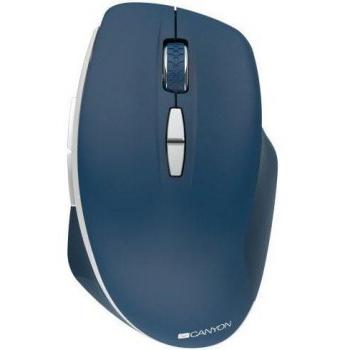 Canyon MW-21 Ratón Óptico Inalámbrico 1600 DPI Azul