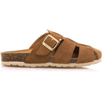 Sandalias de Piel Liliane marrón Mustang