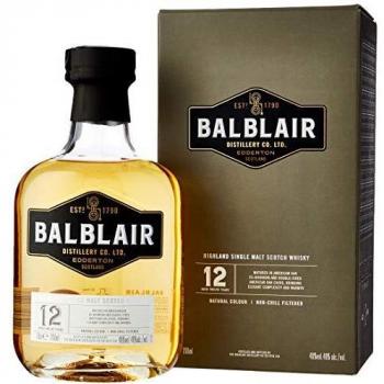 Whisky Balblair 12 Años Single Malt Escocés 46% Vol. 70cl