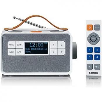 Lenco PDR-065WH Radio Portátil Digital Blanco