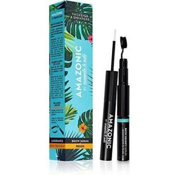 Nuggela & Sulé AMAZONIC Eyebrow Densifier Serum 2,5ml + Brush. - A powerful formula with natural ingredients. Increases the density and thickness of eyebrows.