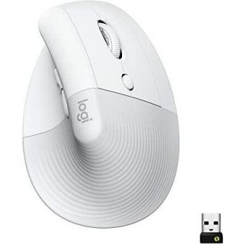Logitech Lift Ratón Ergonómico Vertical Inalámbrico para Diestros, RF Wireless + Bluetooth, Óptico, 4000 DPI, con clics Silenciosos y 4 botones, compatible con