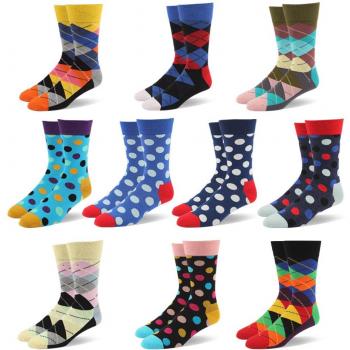 RioRiva Calcetines cortos De Algodón Calientes De Trabajo Y Ocio Para Hombre,Otoño e Invierno,Multicolor