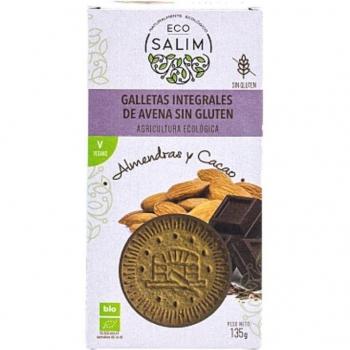 Galletas de Avena con Almendras y Cacao Sin Gluten 135g Eco Salim