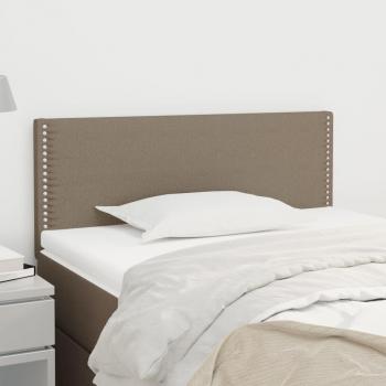 Cabecero de Tela Gris Taupe 100x5x78/88 cm
