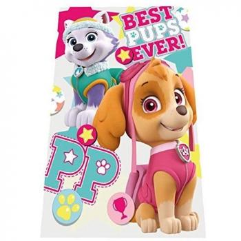 Desconocido Kids Paw Patrol Manta Polar, Poliéster, Rosa, 150x100x2 cm