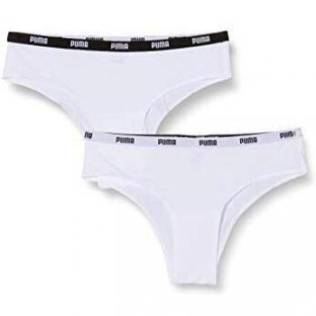 Puma Puma Brazilian Microfiber 2p Pack, Braguita brasileña Mujer, Blanco