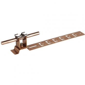 DEHN 206207 DLH UG 8 H20 L205 CU Copper Roof Cable Support, Lightning Protection System