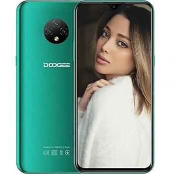 DOOGEE X95 Pro (2021) 4GB RAM+32GB ROM Movil, 4350mAh Android 10 Moviles Libres 4G, Pantalla 6,52 Pulgadas, Smartphone Baratos Helio A20, Triple Cámara 13MP+ Cámara Frontal 5MP, Face ID -Verde