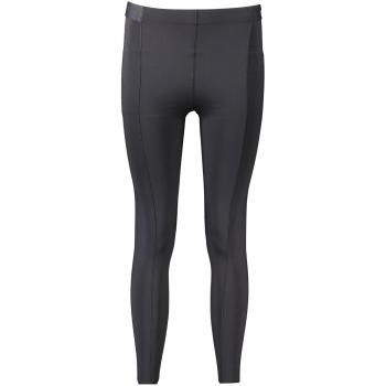 Bold Detail Sporty XL Black Polyester Leggings with Zip Pocket