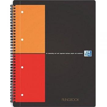 Cuaderno Espiral Oxford Filingbook A4+ 200 Páginas Cuadros Pequeños 5mm Papel 90g