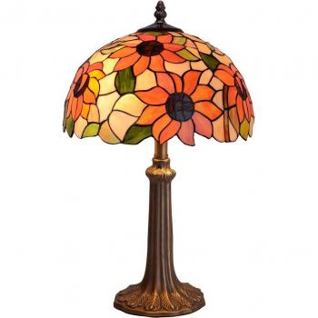 Lámpara de mesa Viro Diamond Multicolor Zinc 30 x 50 x 30 cm Flores