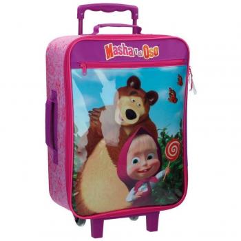 Masha y el Oso In The Wood Equipaje Infantil, 25 litros, Color Rosa