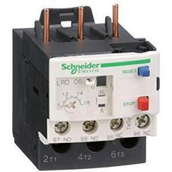 Schneider Electric LRD06 TeSys LRD Reles de Sobrecarga Térmica, 1… 1.6A, Clase 10A, 45mm x 70mm