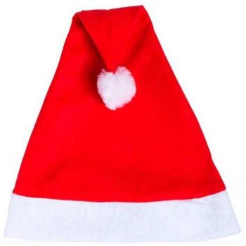 Gorro de Santa Claus para adulto rojo 41x30 cm