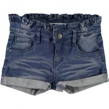 NAME IT Pantalón corto - para niña Medio De Mezclilla Azul 152 cm