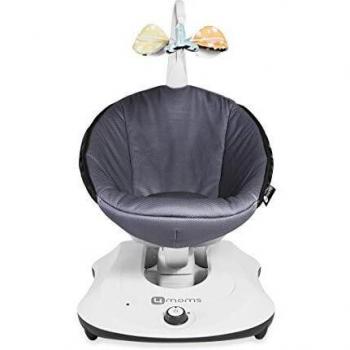 4moms® RockaRoo® - Columpio eléctrico para bebés con malla fría