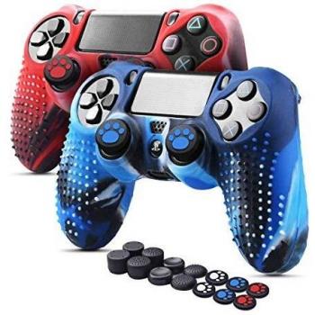 6amLifestyle Funda Protectora Antideslizante de Silicona para Mando PS4, Carcasa para Sony PS4 / PS4 Pro / PS4 Slim Controller