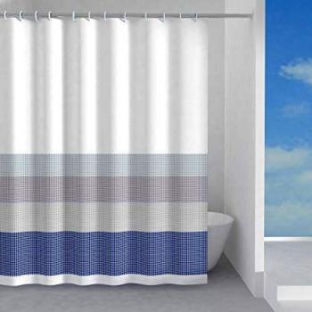Cortina de Ducha Jeans Multicolor 240 x 200 cm en Poliéster
