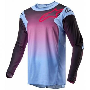 Alpinestars Camiseta de Cross Racer Hoen Lavan Púrpura-Negro XL