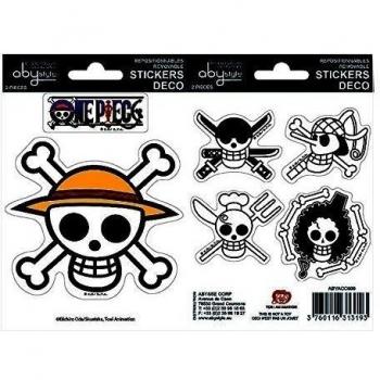 AbyStyle - Stickers - One Piece Pirates Flag 16x11cm - 3760116310215