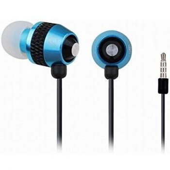 Gembird MHS-EP-002 Dentro de oído Binaural Alámbrico Negro, Azul - Auriculares