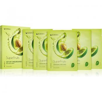 KORIKA SuperFruits Avocado Face Mask Set with Nourishing Effect