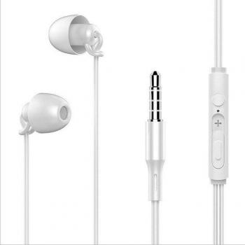 Auriculares In-Ear HiFi con Cable de Silicona Suave y Micrófono, Cancelación de Ruido para Móviles Xiaomi y Huawei