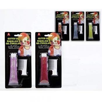 Tubo de gel purpurina con cepillo para Fiesta