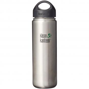 Klean Kanteen - Cantimplora con boca ancha, acero inoxidable, 0.8 litros