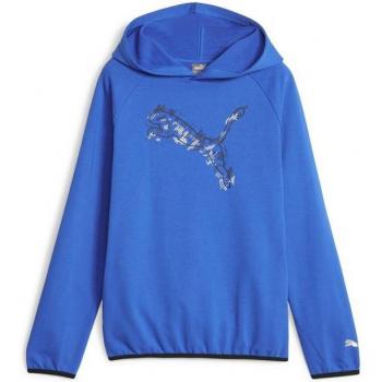 Sudadera Infantil Puma Active Sports con diseño moderno, tejido suave y cómodo, tecnología de absorción de humedad, capucha ajustable y puños elásticos