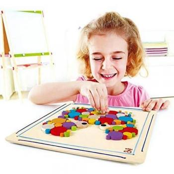 Hape - Kit Mosaico con diseño de Cangrejo, Juego Creativo